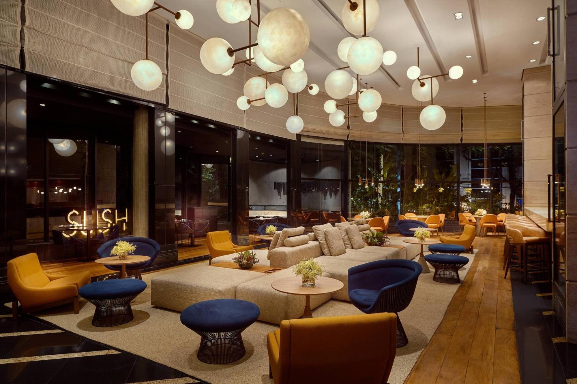 فندق رينيسانس ساو باولو المظهر الخارجي الصورة The lounge at the hotel